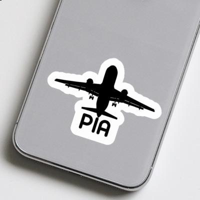 Pia Autocollant Jumbo-Jet Laptop Image