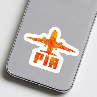 Autocollant Pia Jumbo-Jet Laptop Image