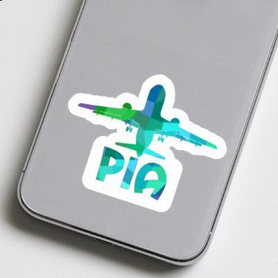 Sticker Jumbo-Jet Pia Laptop Image