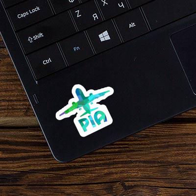 Sticker Jumbo-Jet Pia Laptop Image