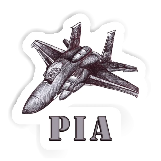 Pia Sticker Airplane Notebook Image