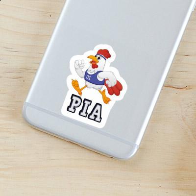 Autocollant Pia Poulet Notebook Image