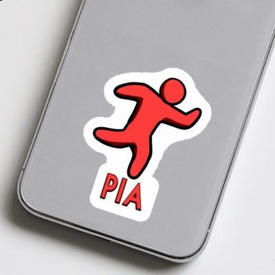 Pia Aufkleber Jogger Laptop Image