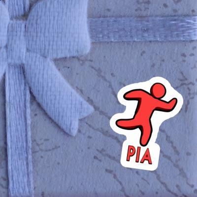 Coureur Autocollant Pia Notebook Image