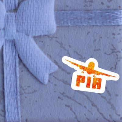 Pia Sticker Airplane Notebook Image