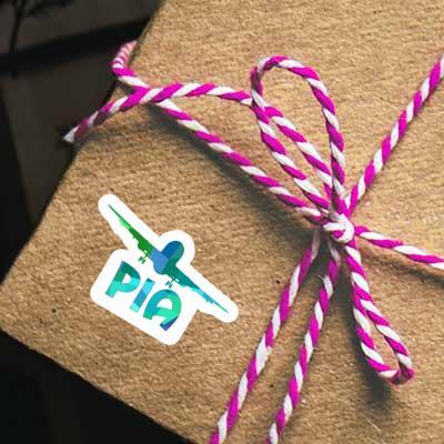 Sticker Airplane Pia Image