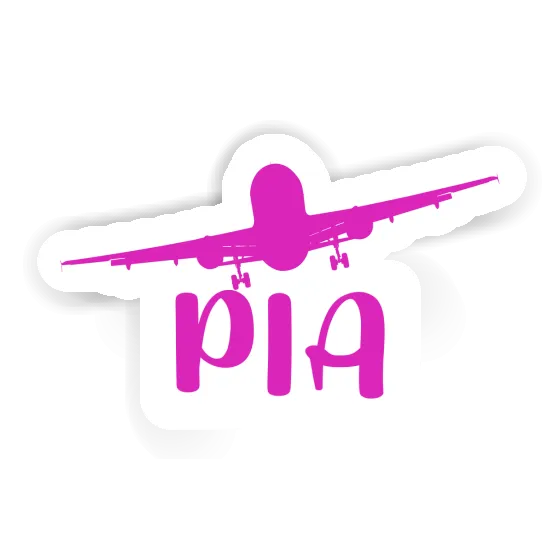 Sticker Pia Airplane Gift package Image