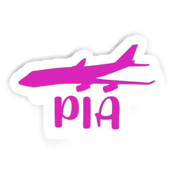 Sticker Jumbo-Jet Pia Image