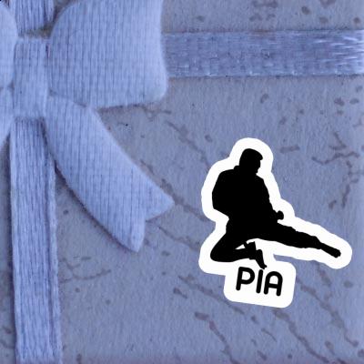 Karateka Sticker Pia Laptop Image