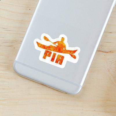 Pia Sticker Kayaker Image