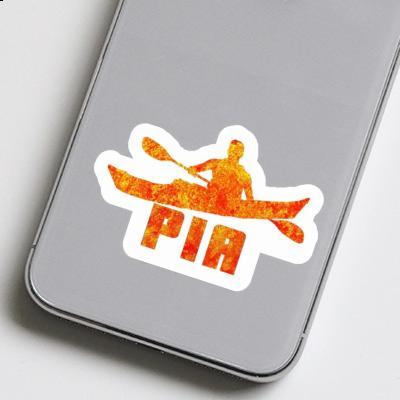 Pia Sticker Kayaker Image