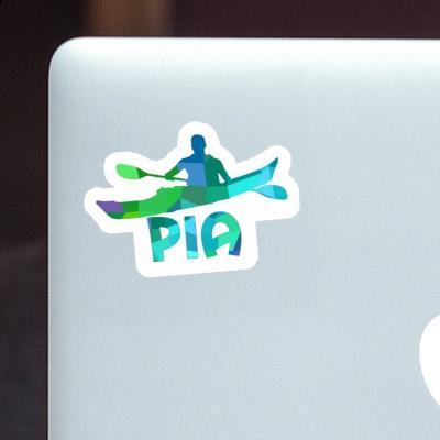 Sticker Pia Kayaker Laptop Image