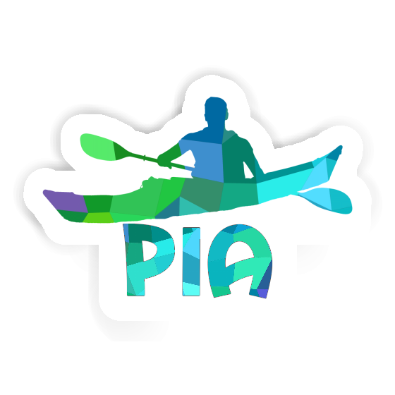 Sticker Pia Kayaker Notebook Image