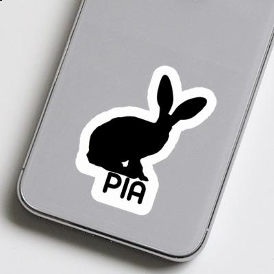 Sticker Rabbit Pia Notebook Image