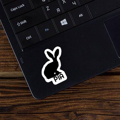 Sticker Hase Pia Laptop Image