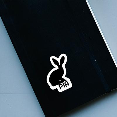 Sticker Hase Pia Notebook Image