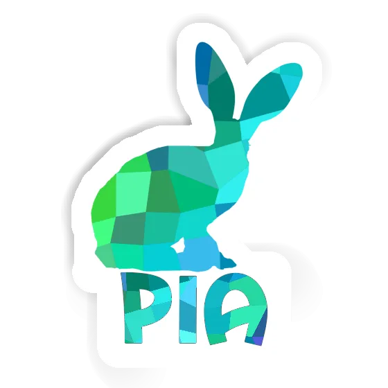 Sticker Rabbit Pia Laptop Image