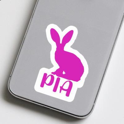 Hase Aufkleber Pia Image