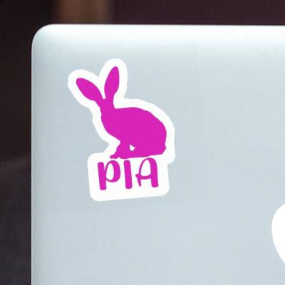 Hase Aufkleber Pia Notebook Image