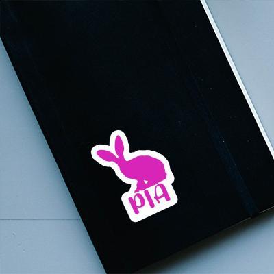 Hase Aufkleber Pia Laptop Image