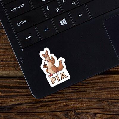 Sticker Kangaroo Pia Image