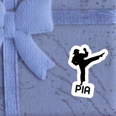 Sticker Pia Karateka Notebook Image