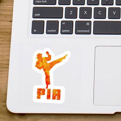 Karateka Aufkleber Pia Laptop Image