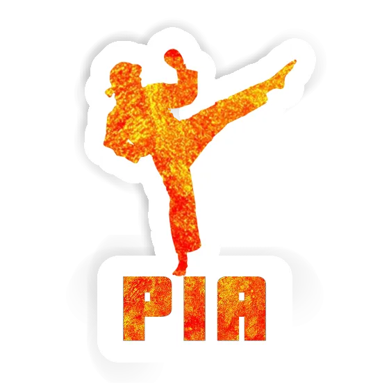 Sticker Karateka Pia Laptop Image