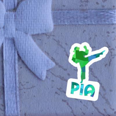 Karateka Sticker Pia Laptop Image