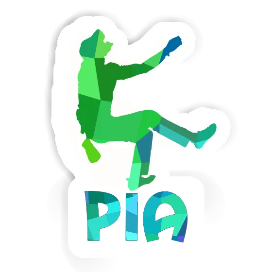 Pia Sticker Kletterer Laptop Image