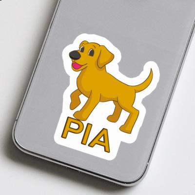 Labrador Sticker Pia Notebook Image