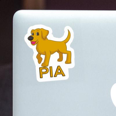 Sticker Pia Labrador Notebook Image