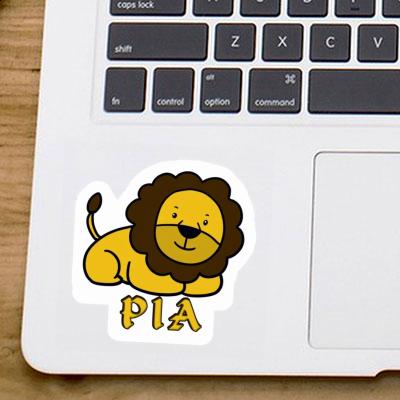 Sticker Pia Löwe Notebook Image