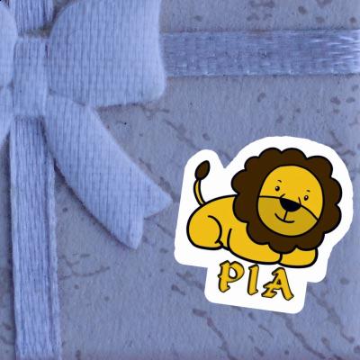 Autocollant Lion Pia Image