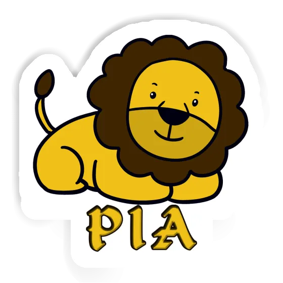 Autocollant Lion Pia Gift package Image