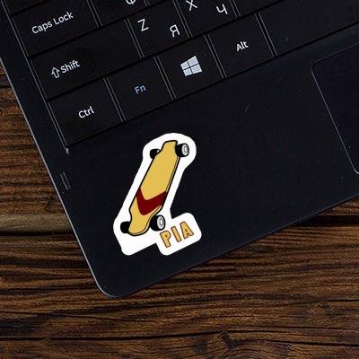 Sticker Pia Longboard Laptop Image