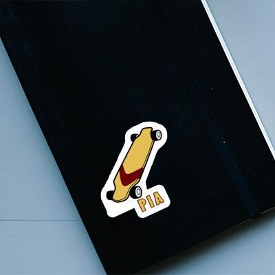 Pia Sticker Longboard  Laptop Image