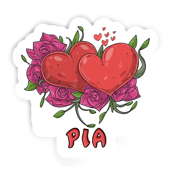 Pia Sticker Herz Notebook Image