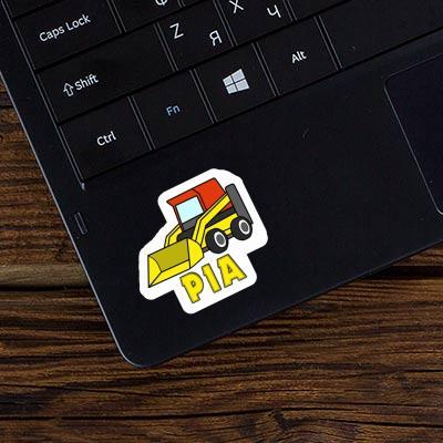 Sticker Tieflader Pia Notebook Image