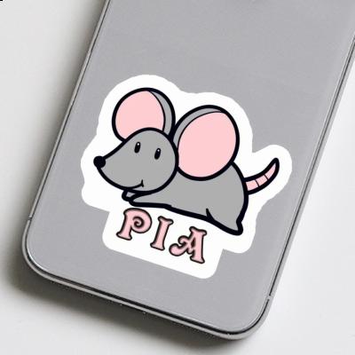 Aufkleber Maus Pia Image