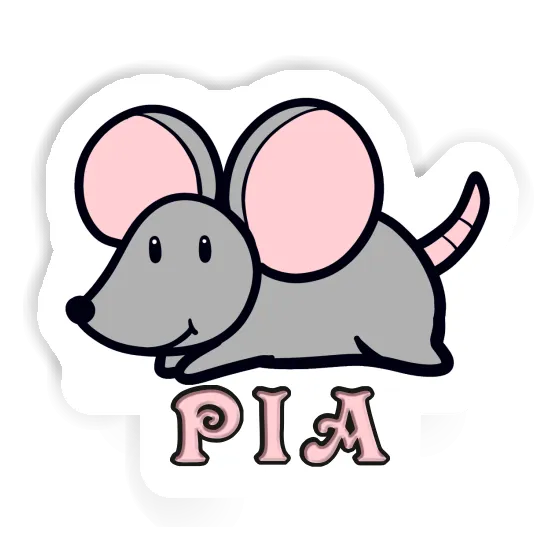 Sticker Pia Mouse Laptop Image