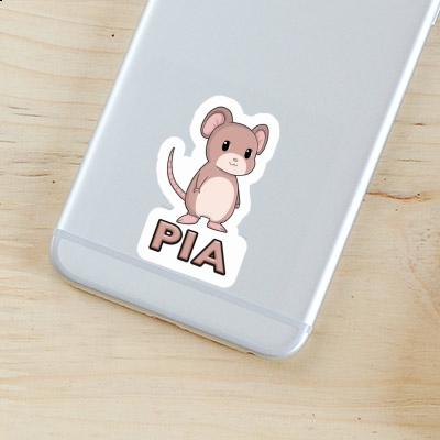 Aufkleber Maus Pia Laptop Image