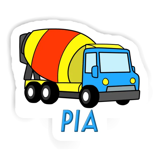 Camion malaxeur Autocollant Pia Gift package Image