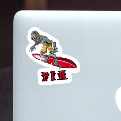 Wave Rider Sticker Pia Laptop Image