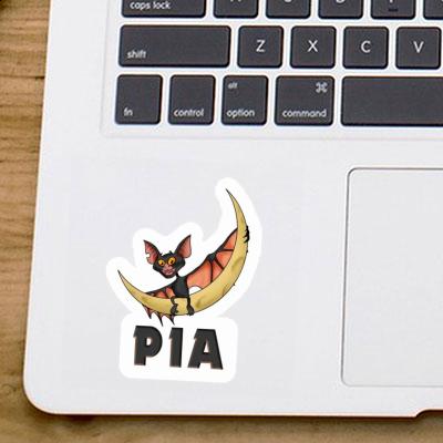 Sticker Fledermaus Pia Notebook Image