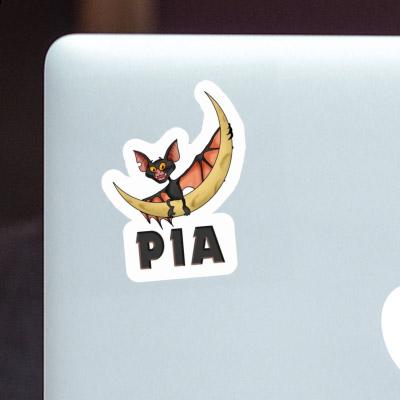 Sticker Fledermaus Pia Laptop Image