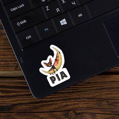 Sticker Fledermaus Pia Notebook Image