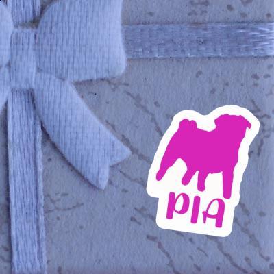 Sticker Pug Pia Image