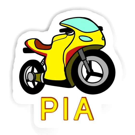 Sticker Motorrad Pia Image