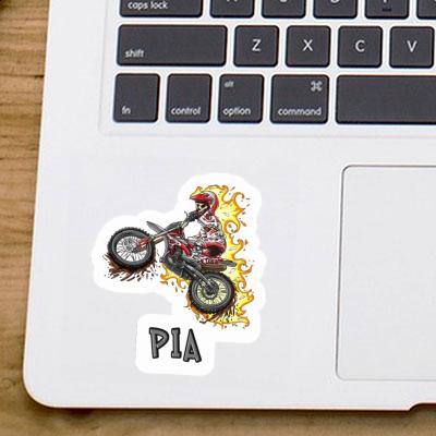 Sticker Motocross Rider Pia Image